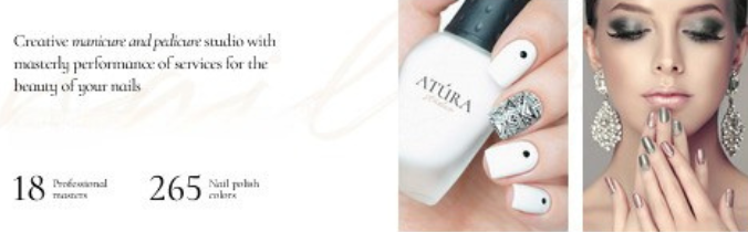Nail & Beauty Salon Website Design 1