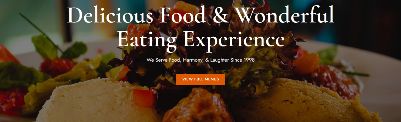Restaurant Website Design 2